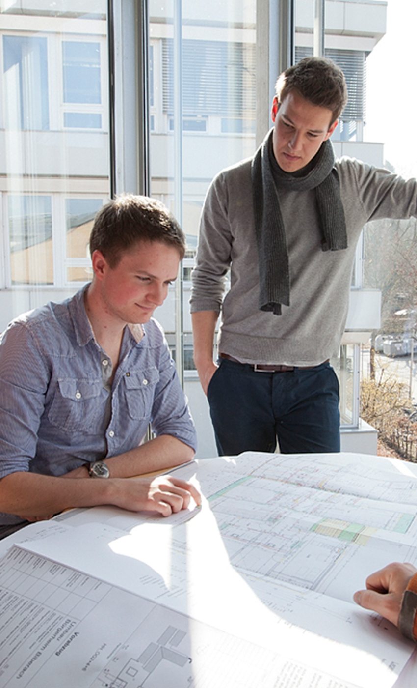 Architekturstudierende der HBC (Masterstudium)