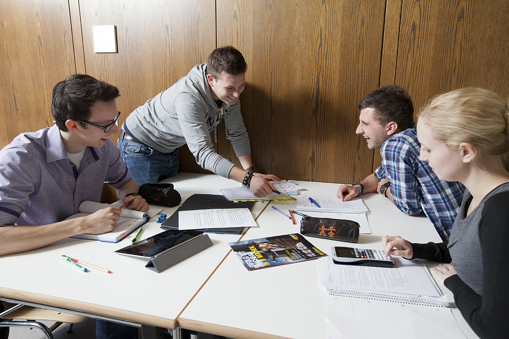 Studierende der Betriebwirtschaft an der HBC