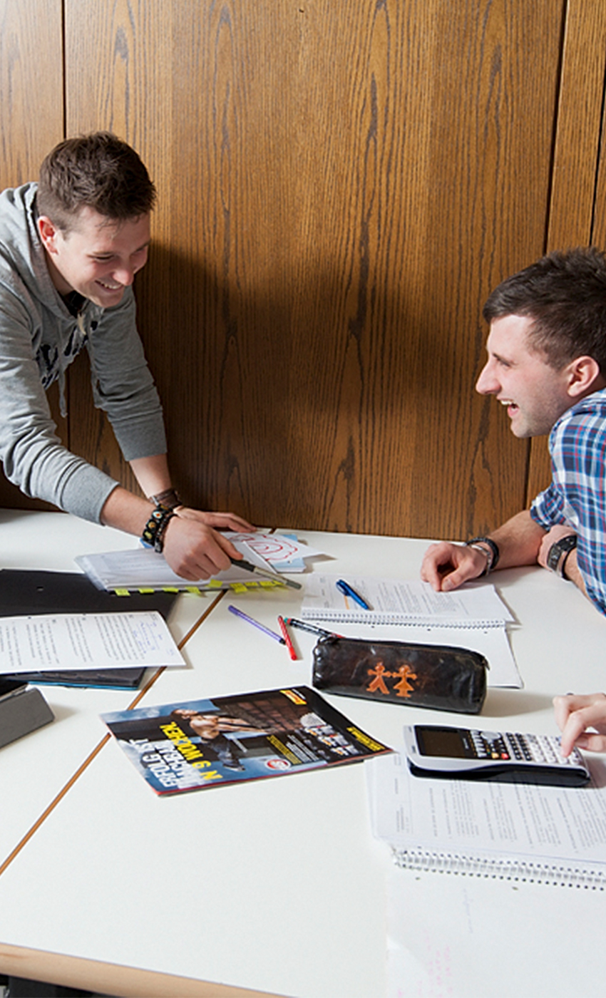 Studierende der Betriebwirtschaft an der HBC