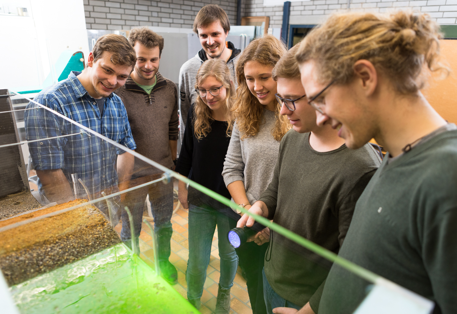 Wasserbaulabor Bauingenieurwesen