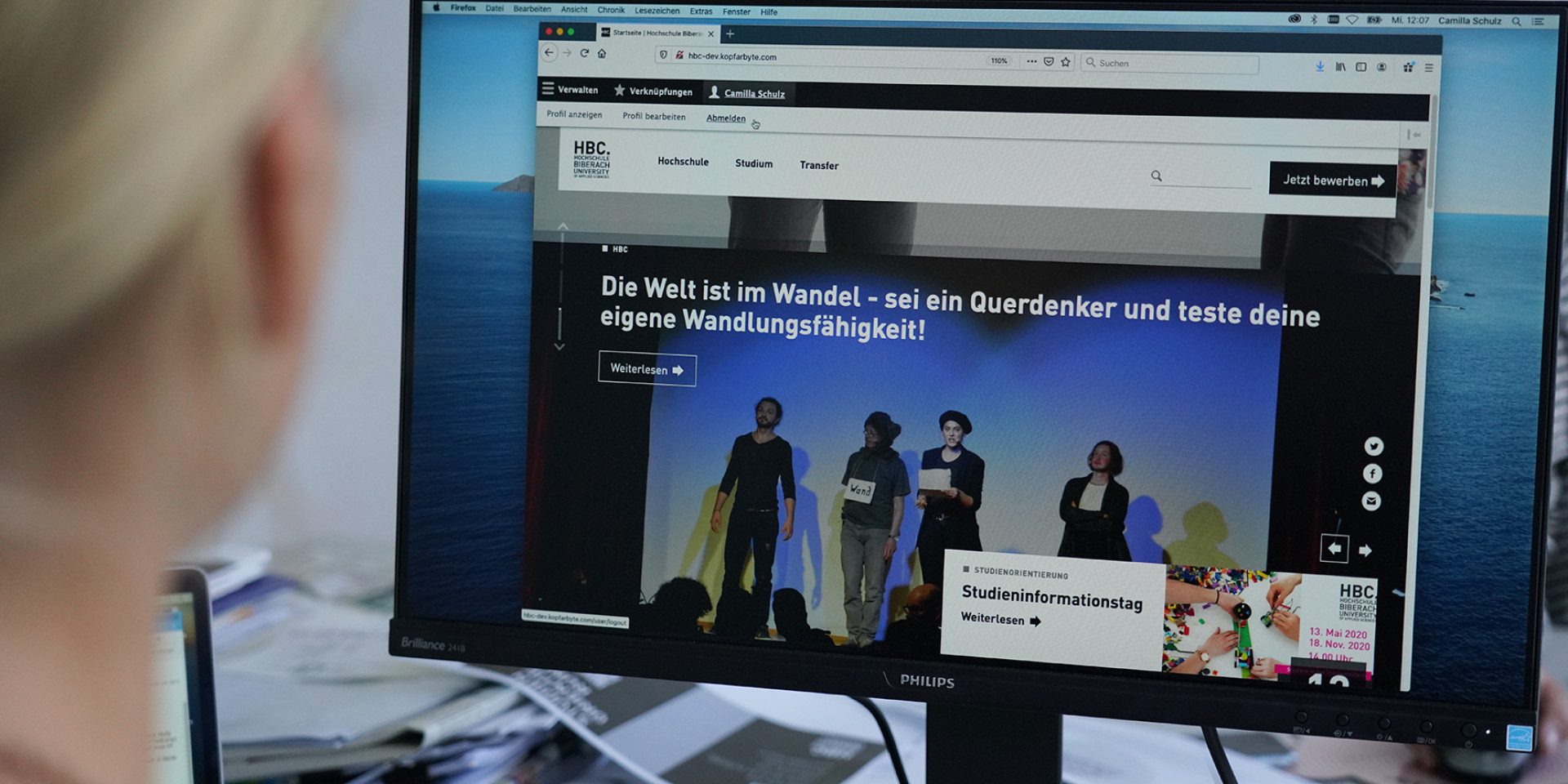 Hochschule Biberach launcht Internetseite