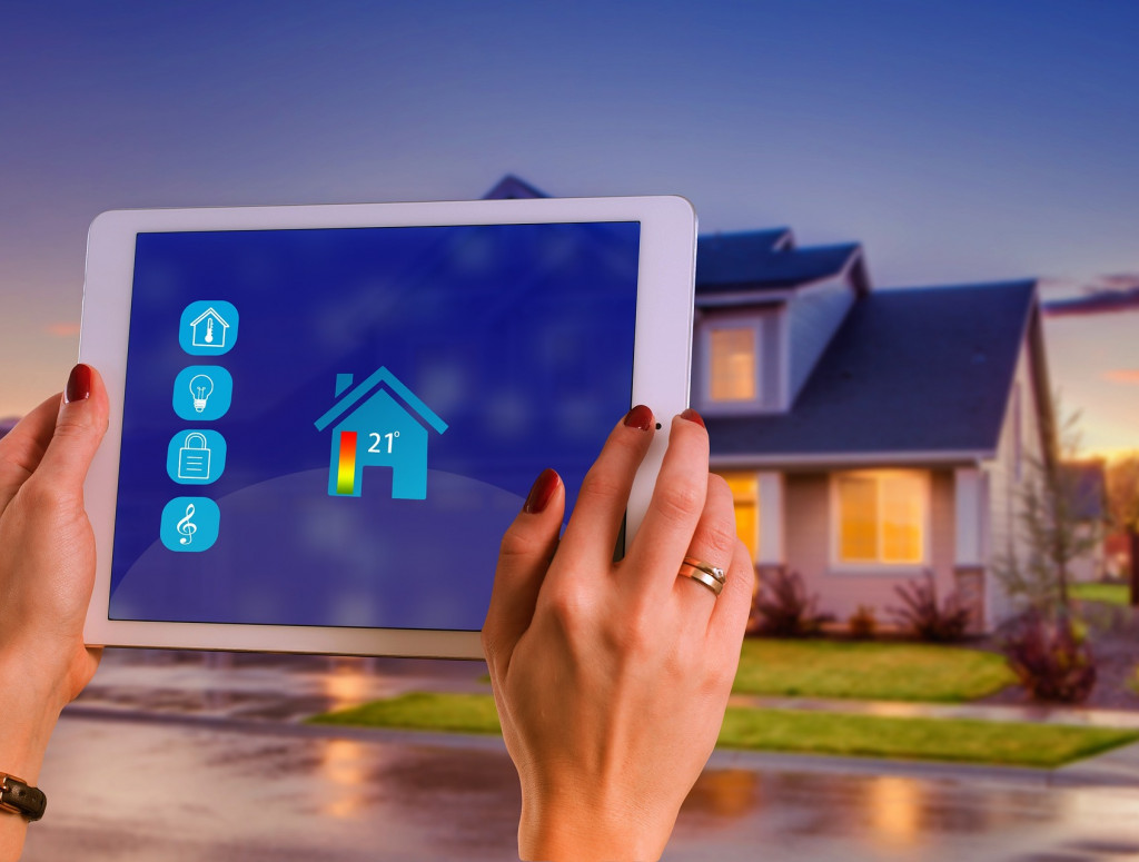 Smart Home - Tabletsteuerung eines Wohnhauses