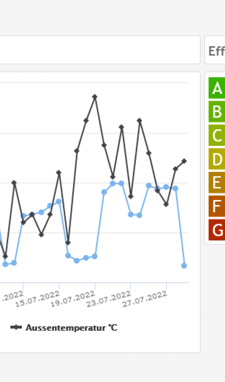 Dashboard Auswertung 