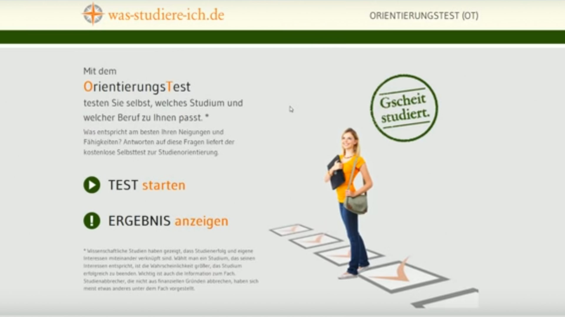 Orientierungstest
