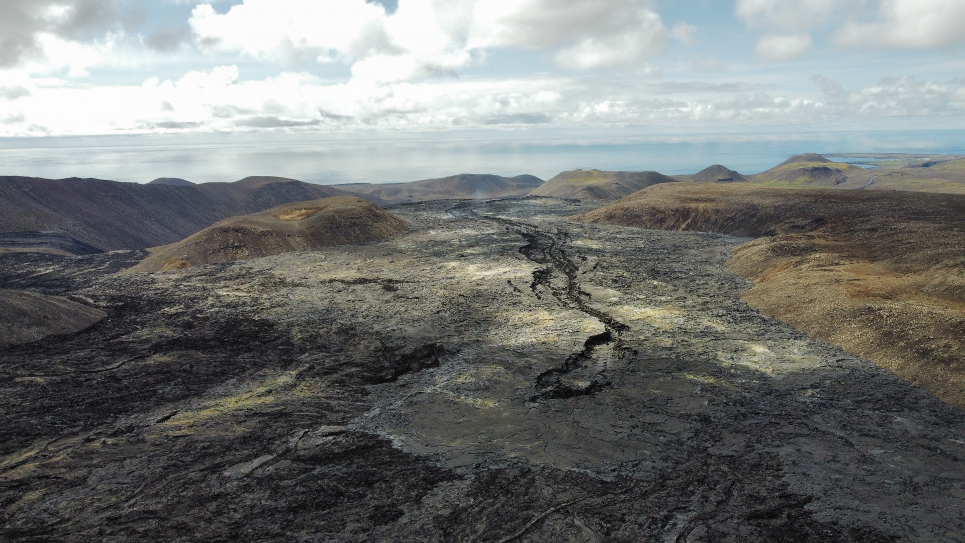Island von oben